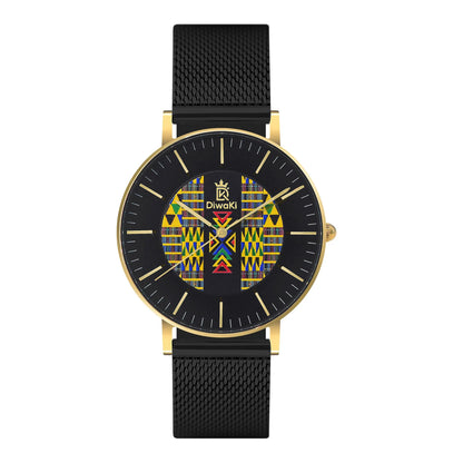 Diwaki Kente African Print Royal Watch - DiwaKi
