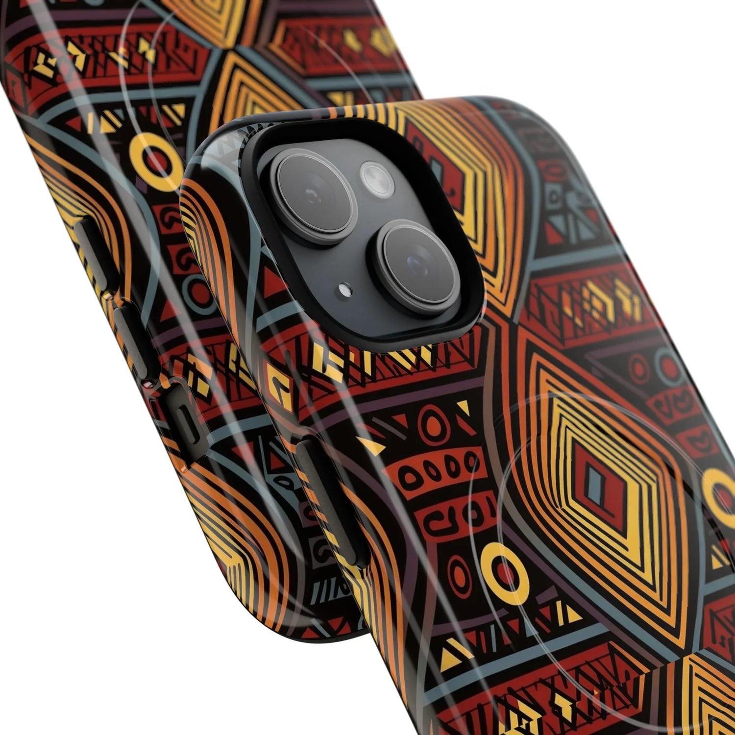 Tribal Geometric Tough Magnetic Phone Case - DiwaKi