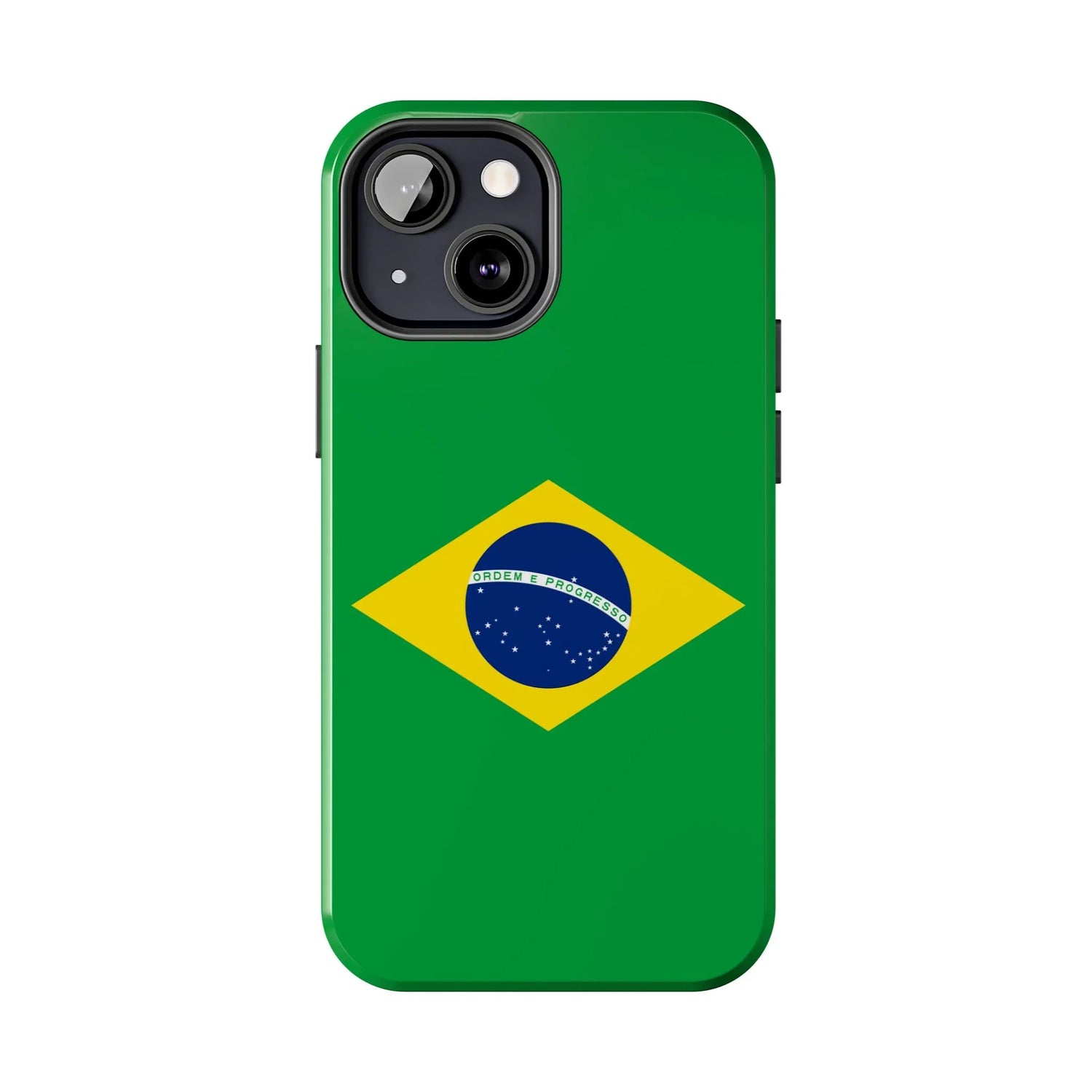 Brazil Flag Tough Phone Case — Protective Patriotic Phone Cover - DiwaKi