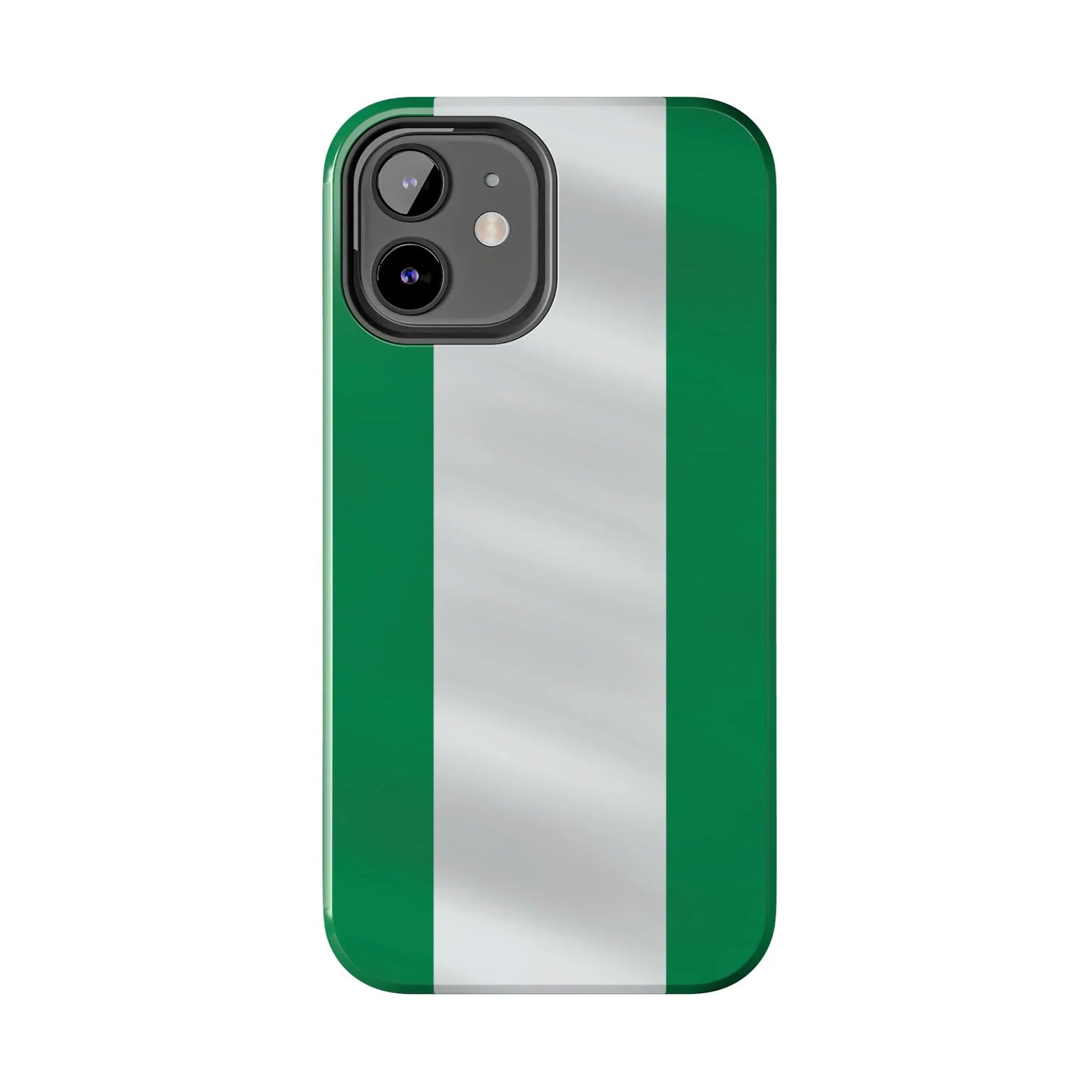 Tough Phone Case — Nigerian flag Rugged Protective Cover - DiwaKi