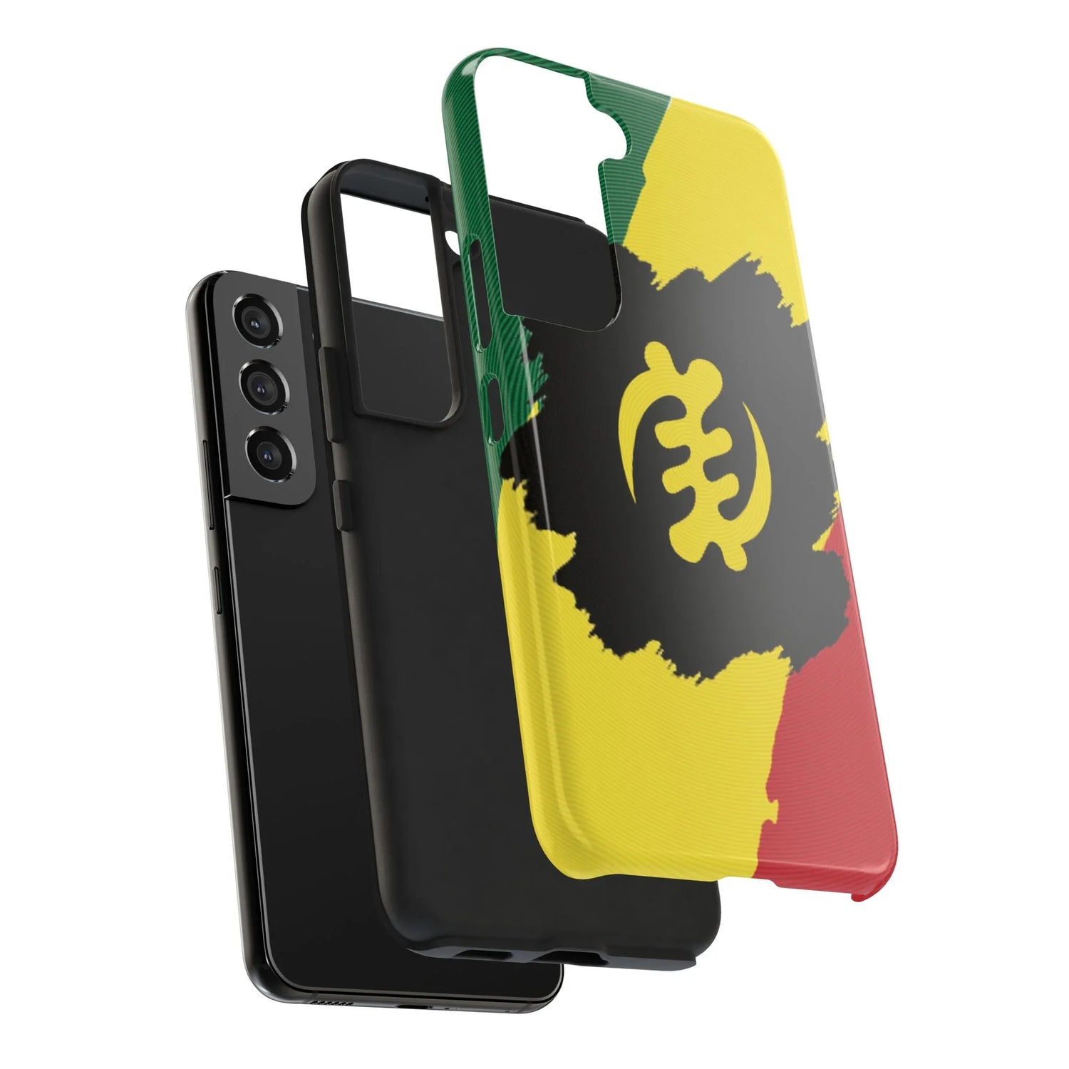 Sankofa Tough Phone Case — Shockproof Protective Phone Cover with Ghana Adinkra Symbol - DiwaKi