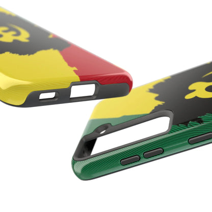 Sankofa Tough Phone Case — Shockproof Protective Phone Cover with Ghana Adinkra Symbol - DiwaKi
