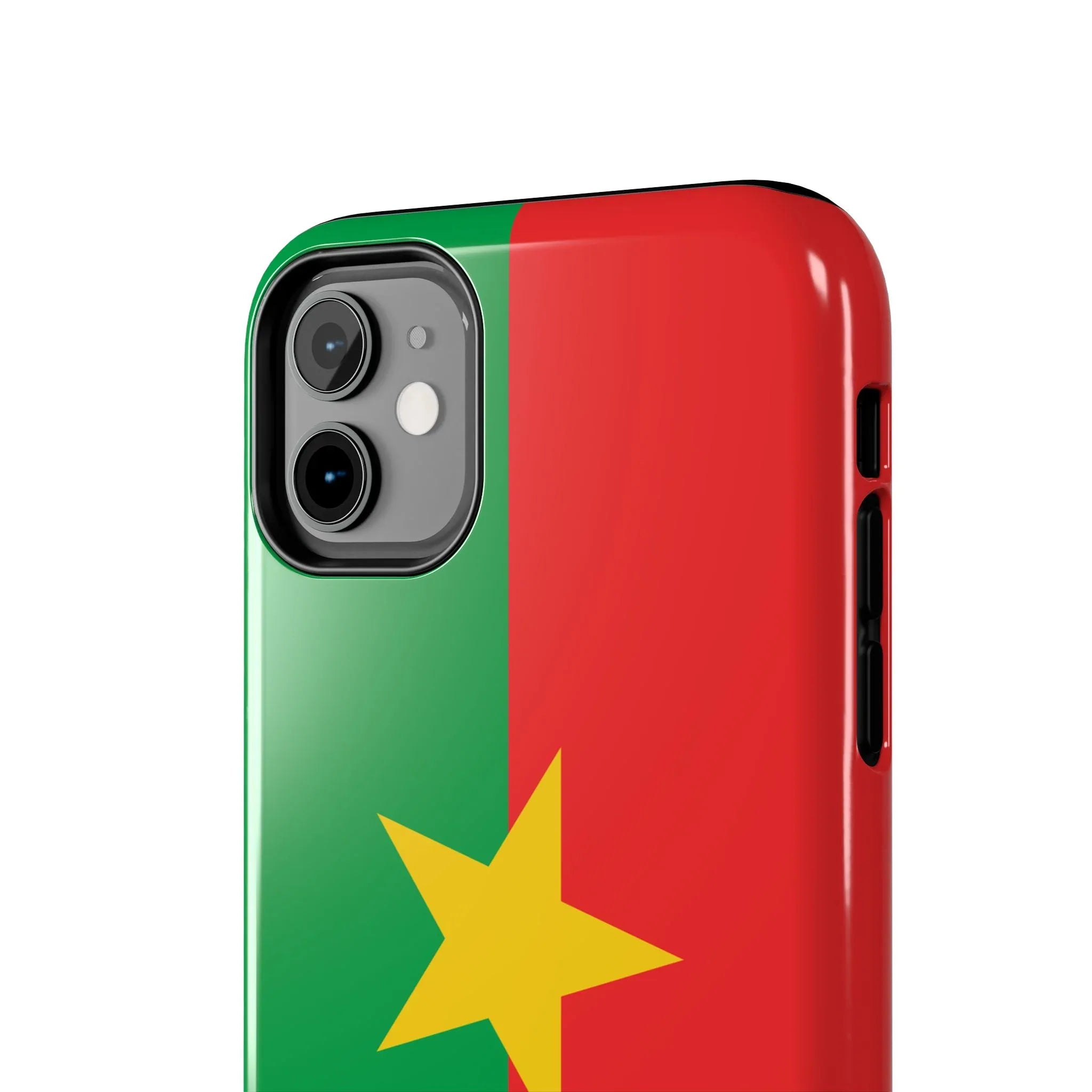 Burkina Faso Flag Tough Phone Case – Durable Protective Cover - DiwaKi