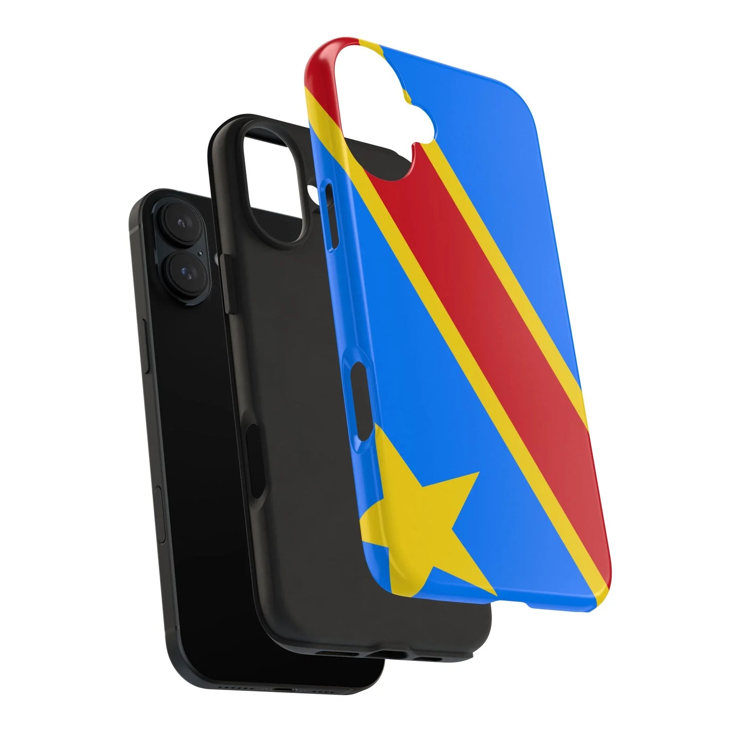 Democratic Republic of Congo Flag Tough Phone Case — Durable Protective Cover - DiwaKi