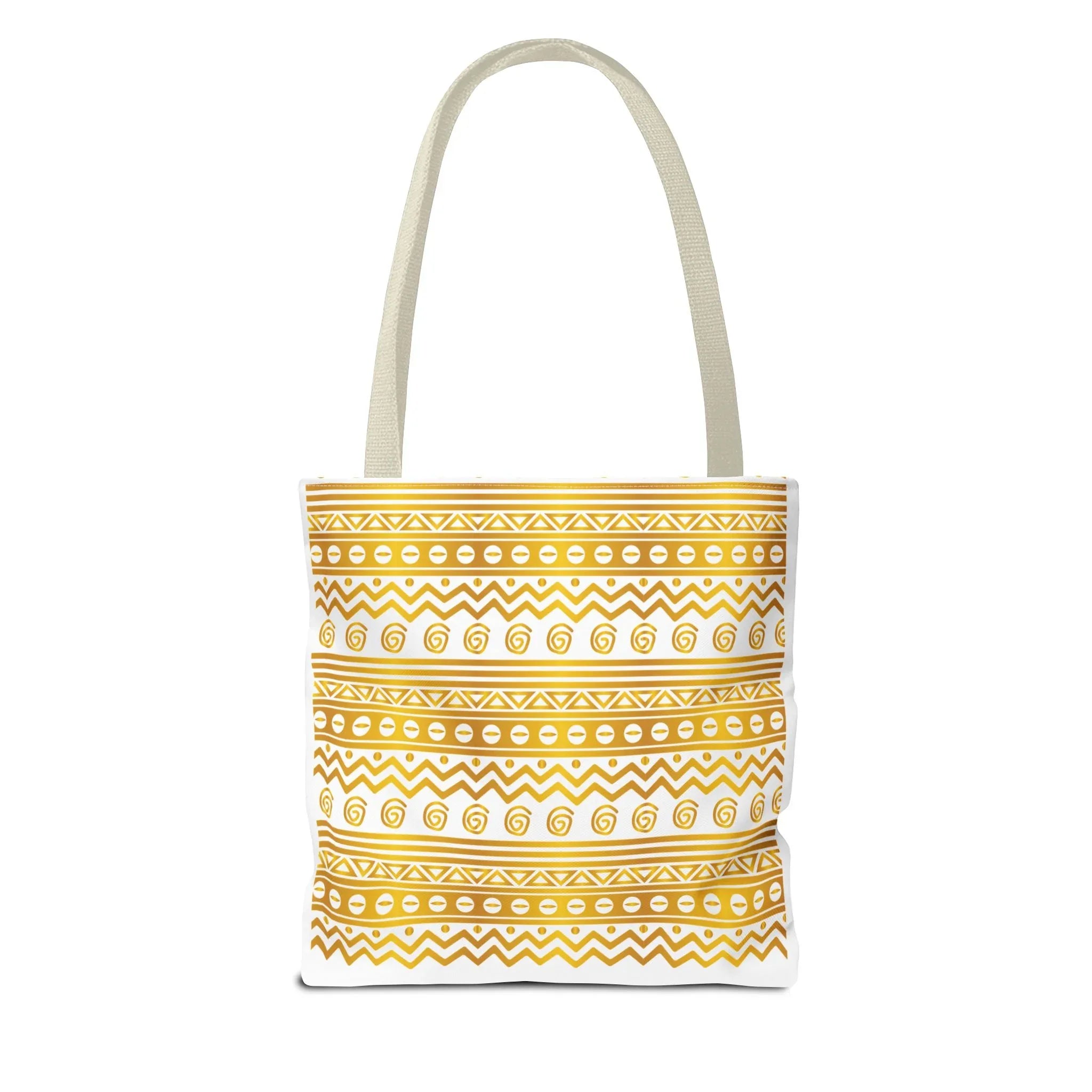 Boho Chic Gold Pattern Tote - DiwaKi