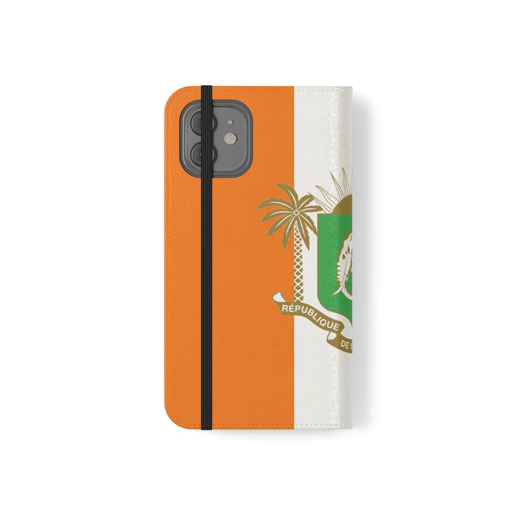 Ivory Coast Flag Flip Phone Case — Côte d&