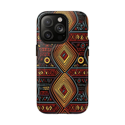 Tribal Geometric Tough Magnetic Phone Case - DiwaKi