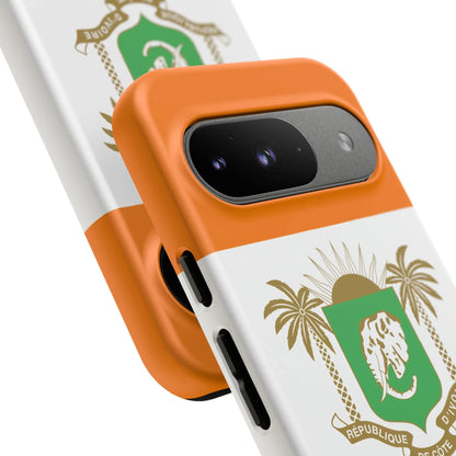 Ivory Coast Flag Tough Phone Case — Côte d&