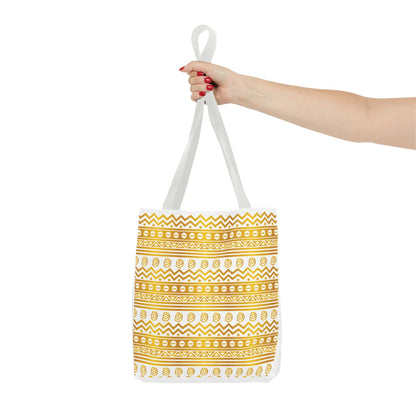 Boho Chic Gold Pattern Tote - DiwaKi