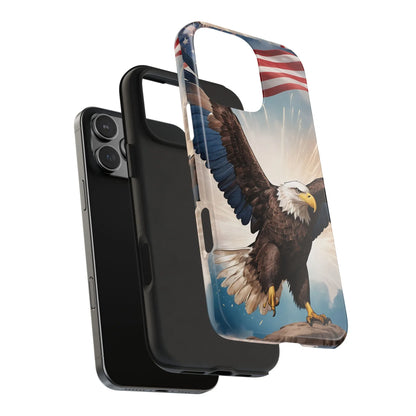 Majestic Eagle Flag Phone Case - DiwaKi