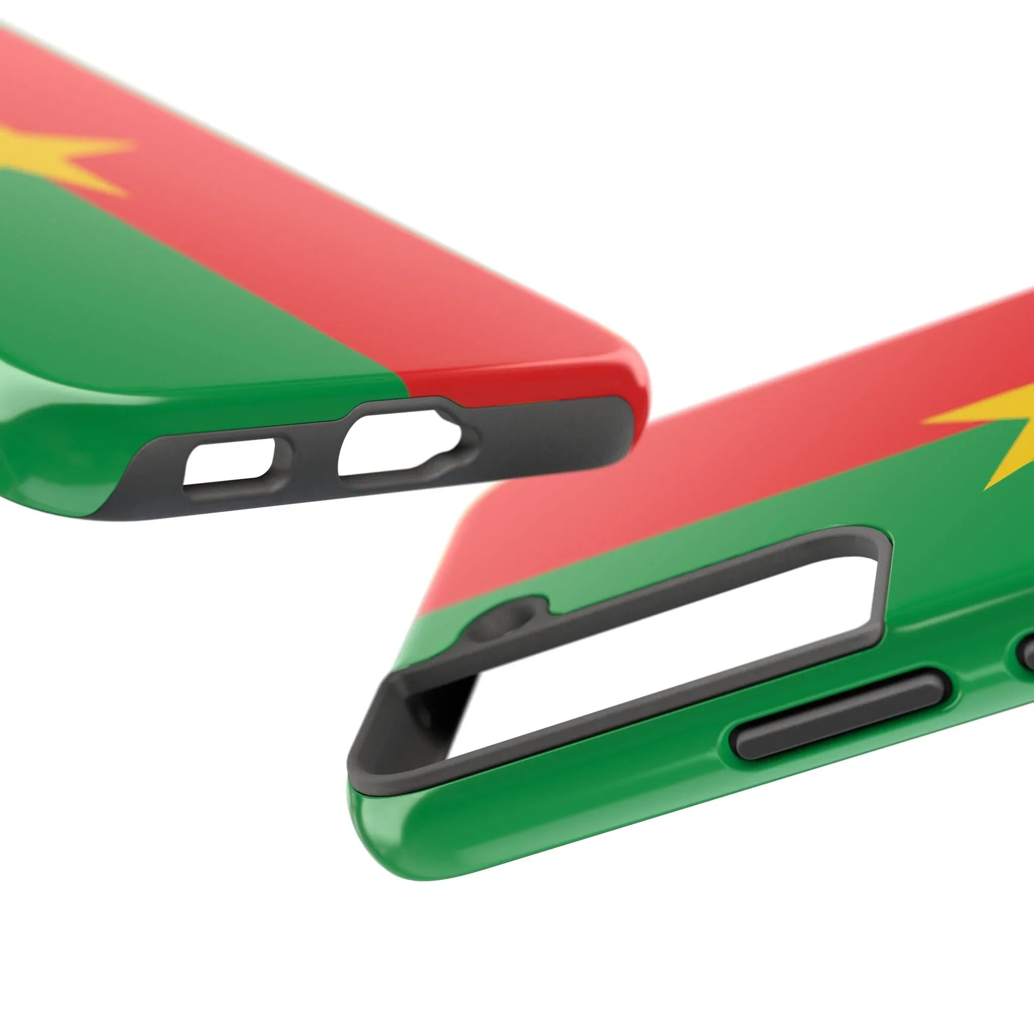 Burkina Faso Flag Tough Phone Case – Durable Protective Cover - DiwaKi