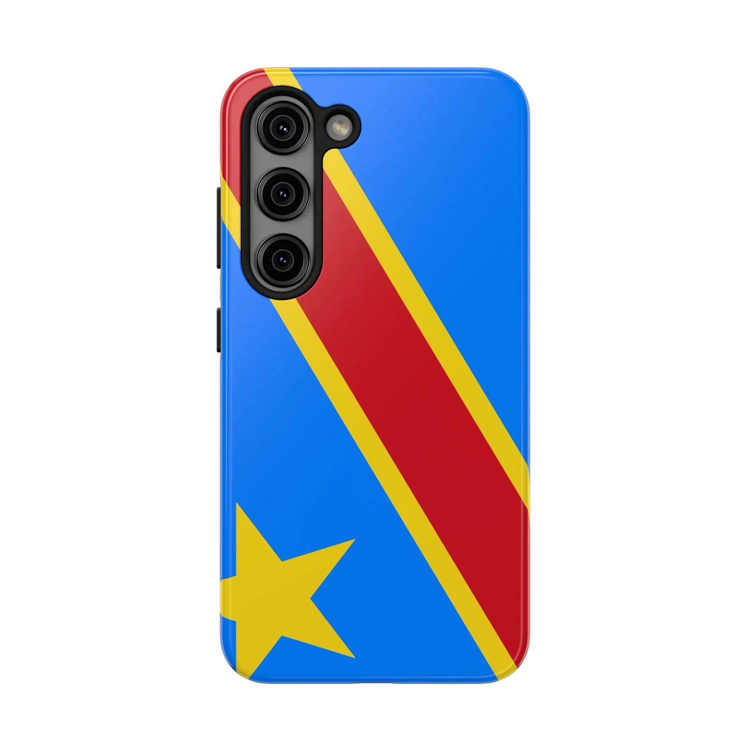 Democratic Republic of Congo Flag Tough Phone Case — Durable Protective Cover - DiwaKi