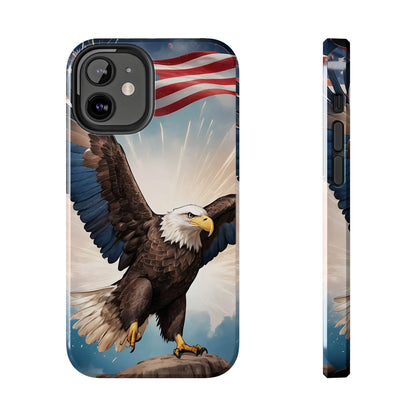 Majestic Eagle Flag Phone Case - DiwaKi