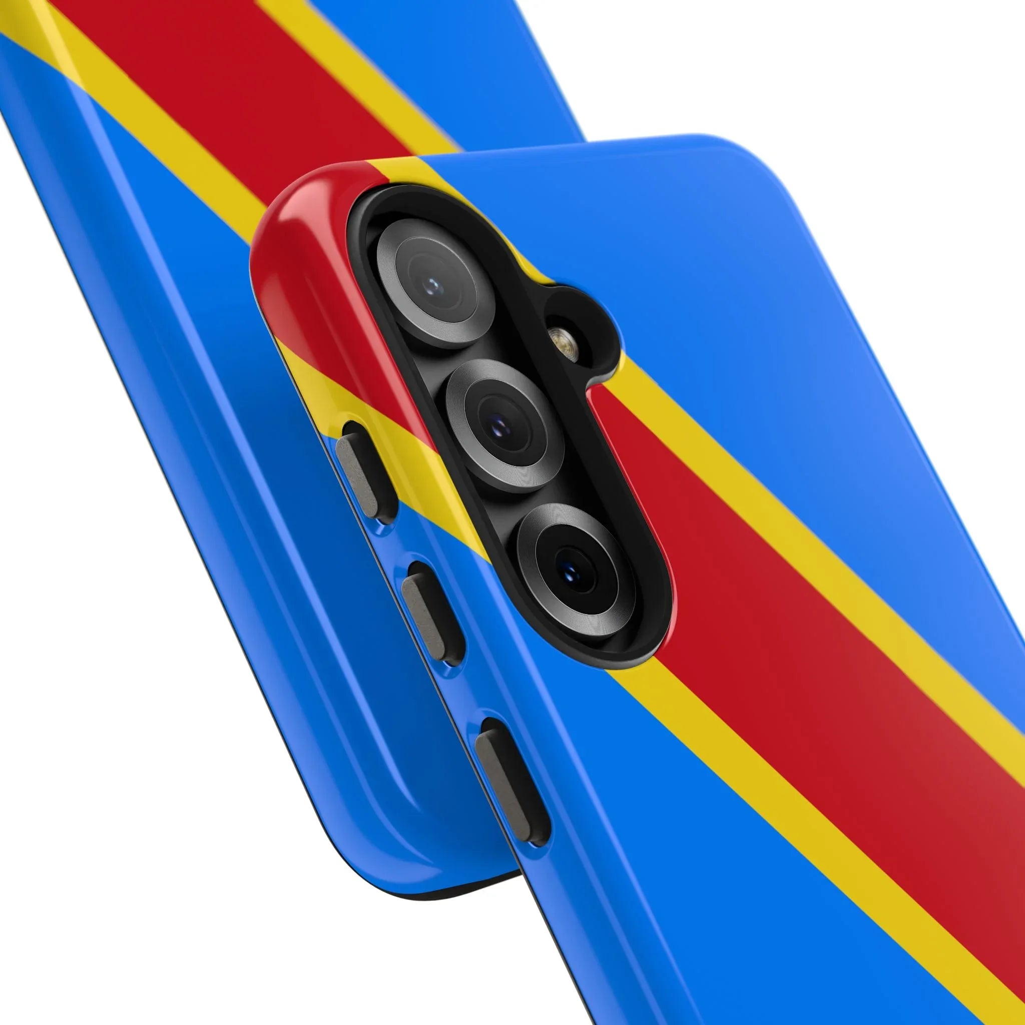 Democratic Republic of Congo Flag Tough Phone Case — Durable Protective Cover - DiwaKi