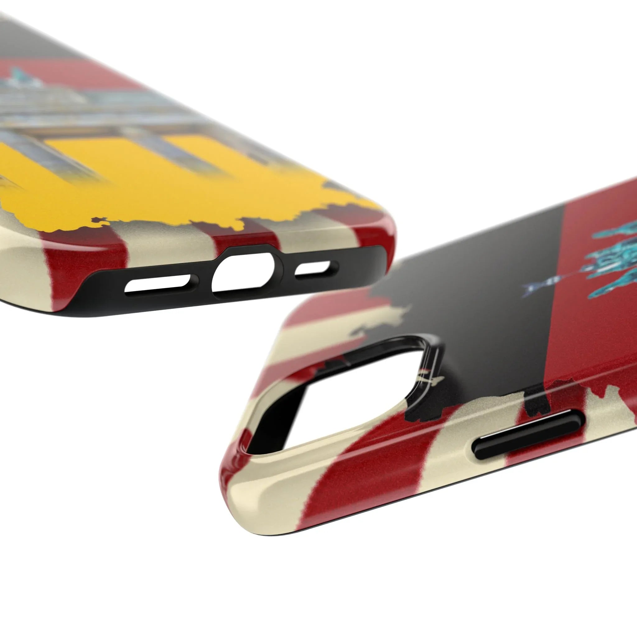 German Flag Brandenburger Gate Tough Phone Case – Berlin Landmark Protective Cover - DiwaKi