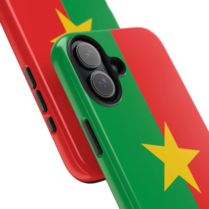 Burkina Faso Flag Tough Phone Case – Durable Protective Cover - DiwaKi