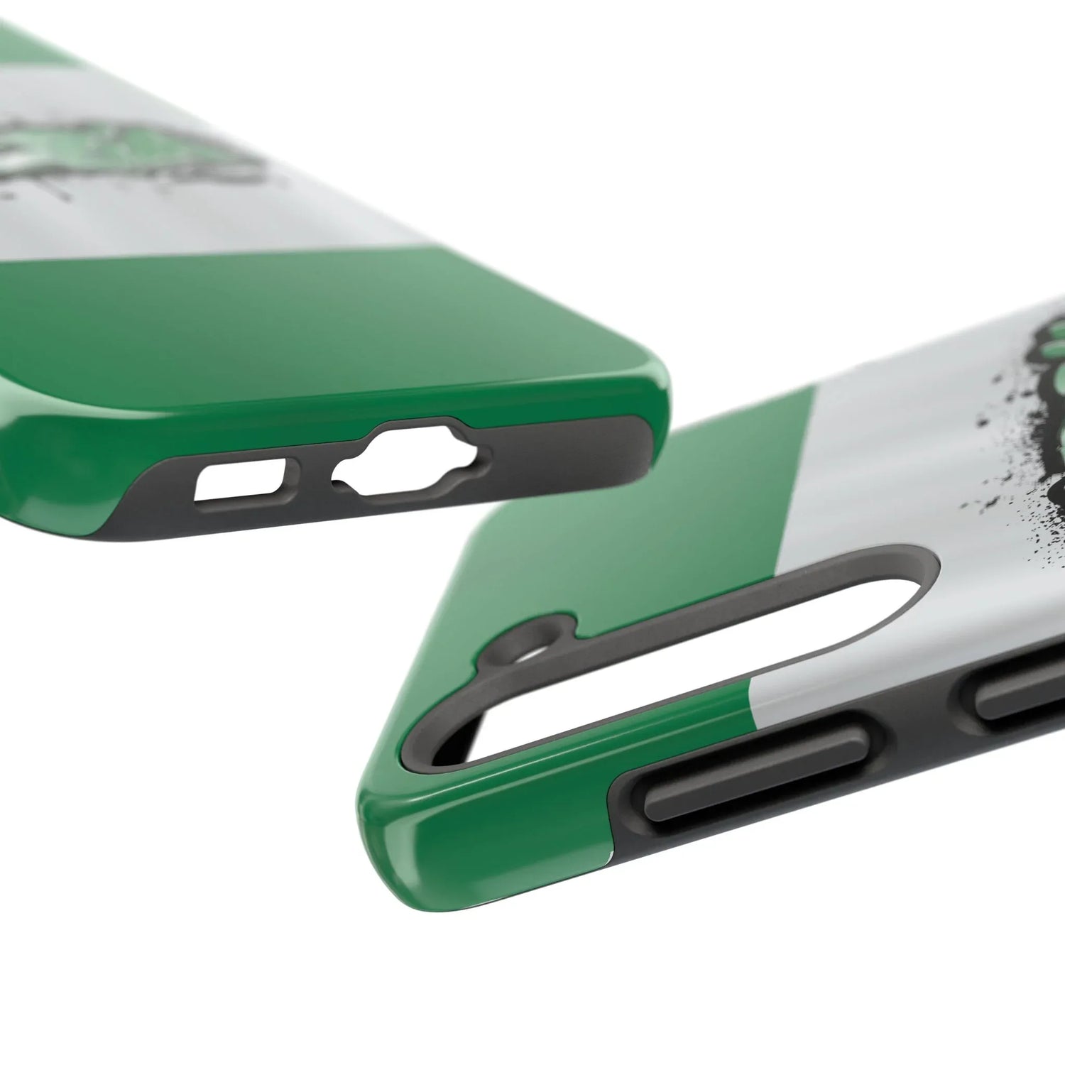 Tough Phone Case — Nigeria Flag Graffiti Design - DiwaKi