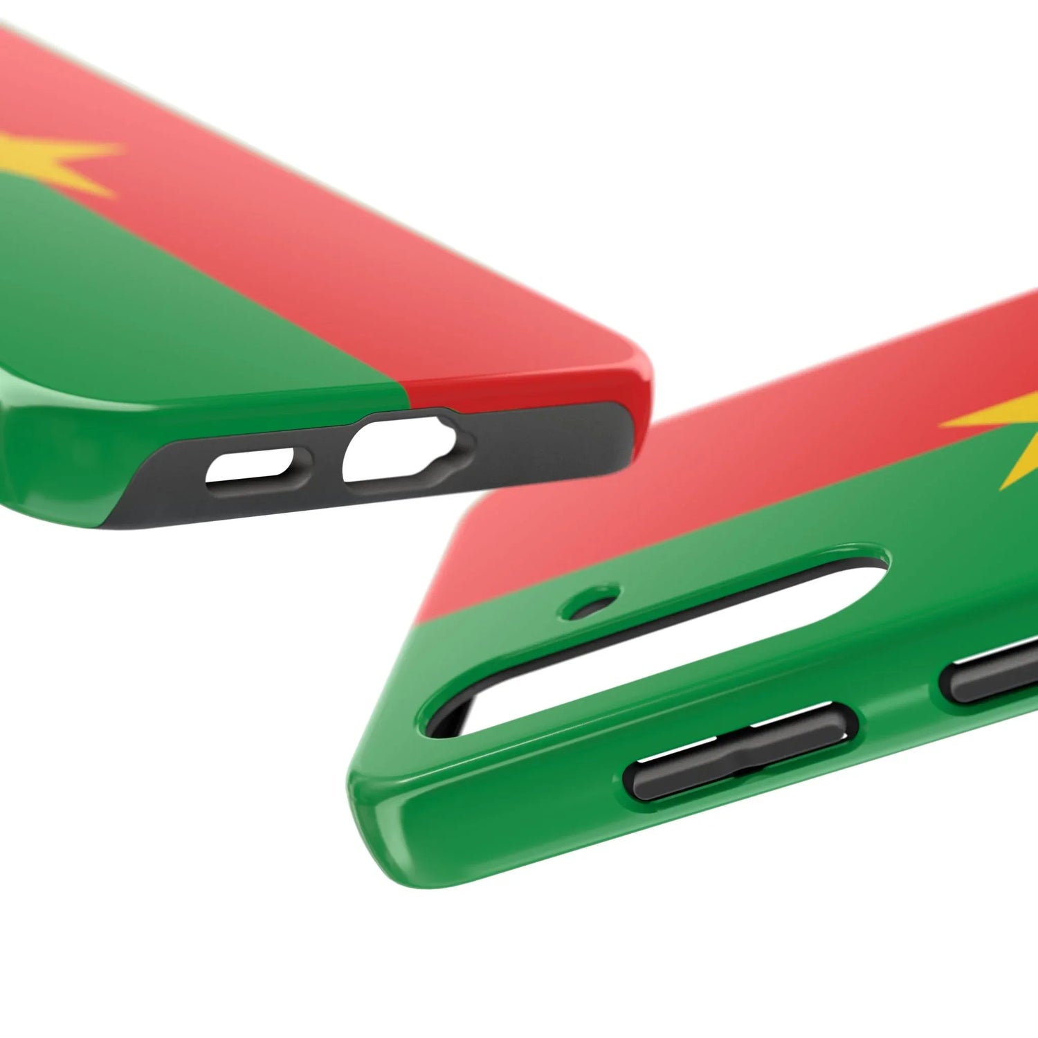 Burkina Faso Flag Tough Phone Case – Durable Protective Cover - DiwaKi