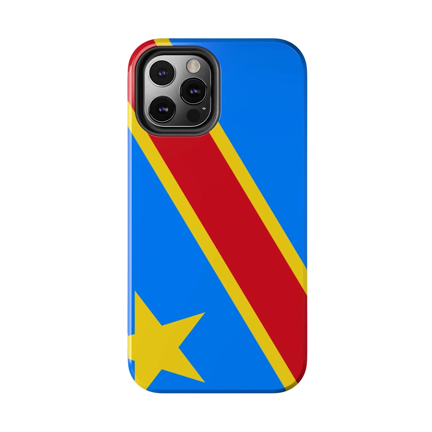 Democratic Republic of Congo Flag Tough Phone Case — Durable Protective Cover - DiwaKi