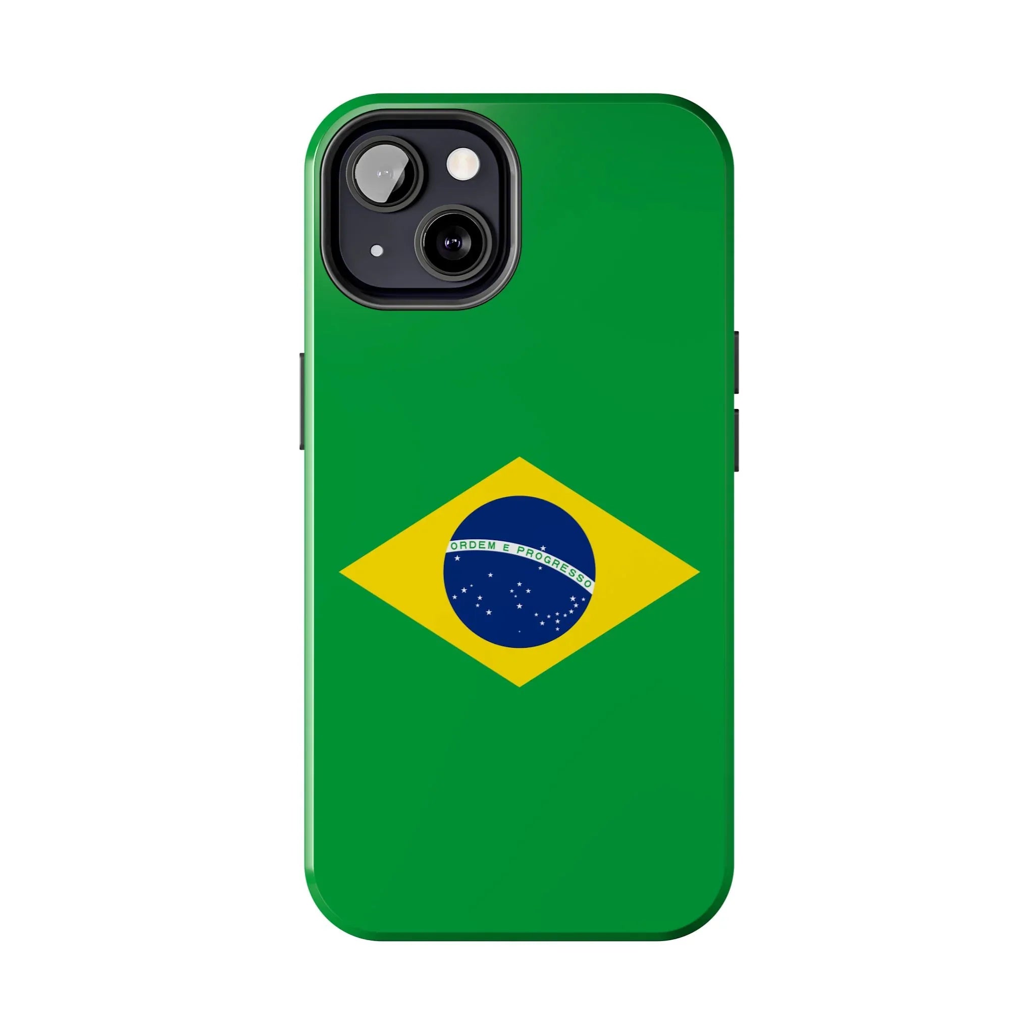 Brazil Flag Tough Phone Case — Protective Patriotic Phone Cover - DiwaKi