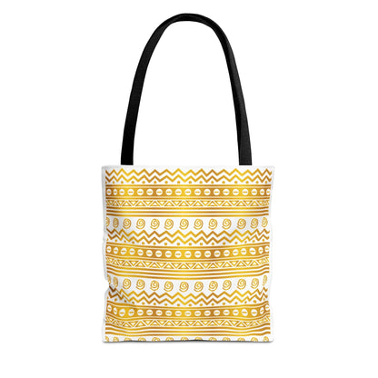 Boho Chic Gold Pattern Tote - DiwaKi