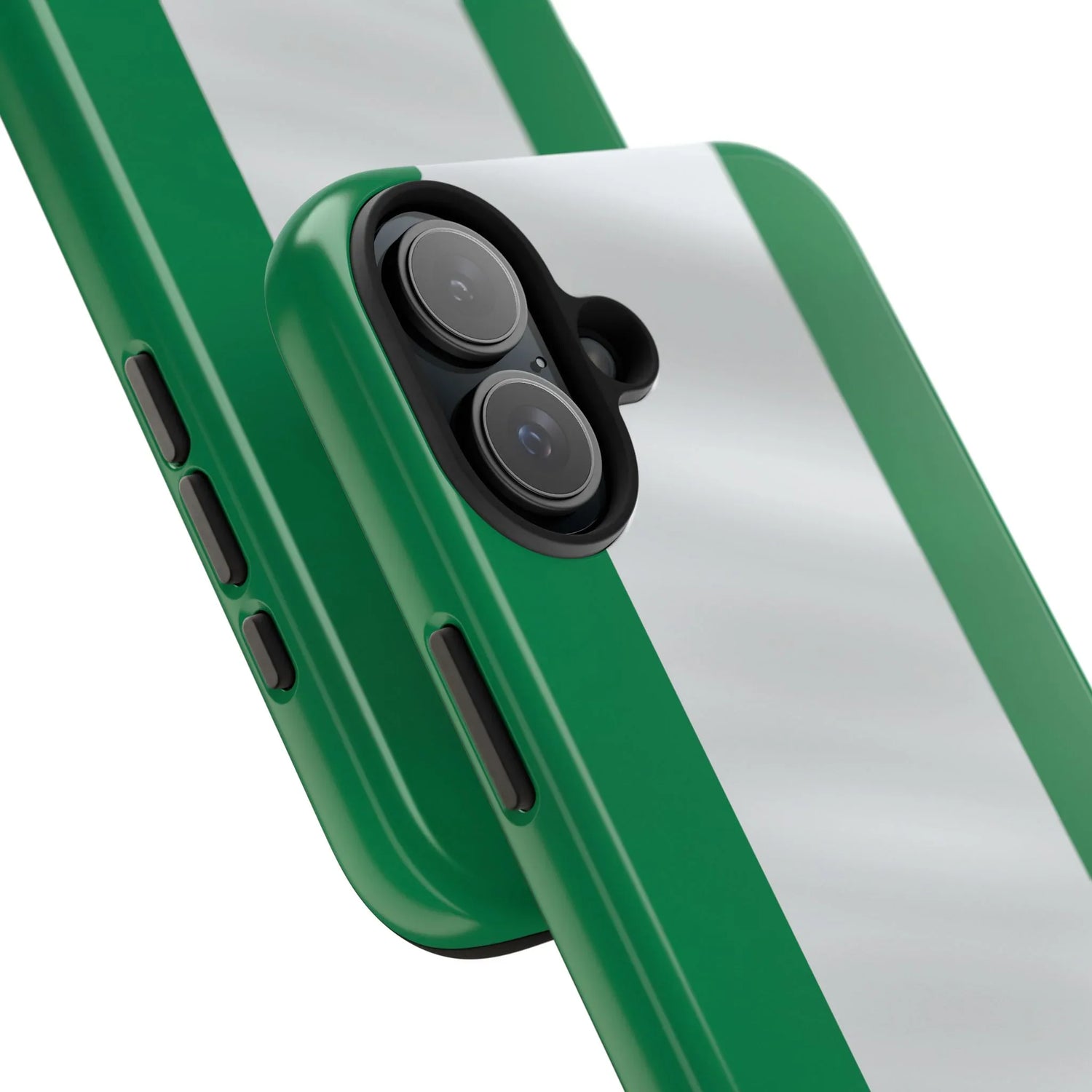 Tough Phone Case — Nigerian flag Rugged Protective Cover - DiwaKi