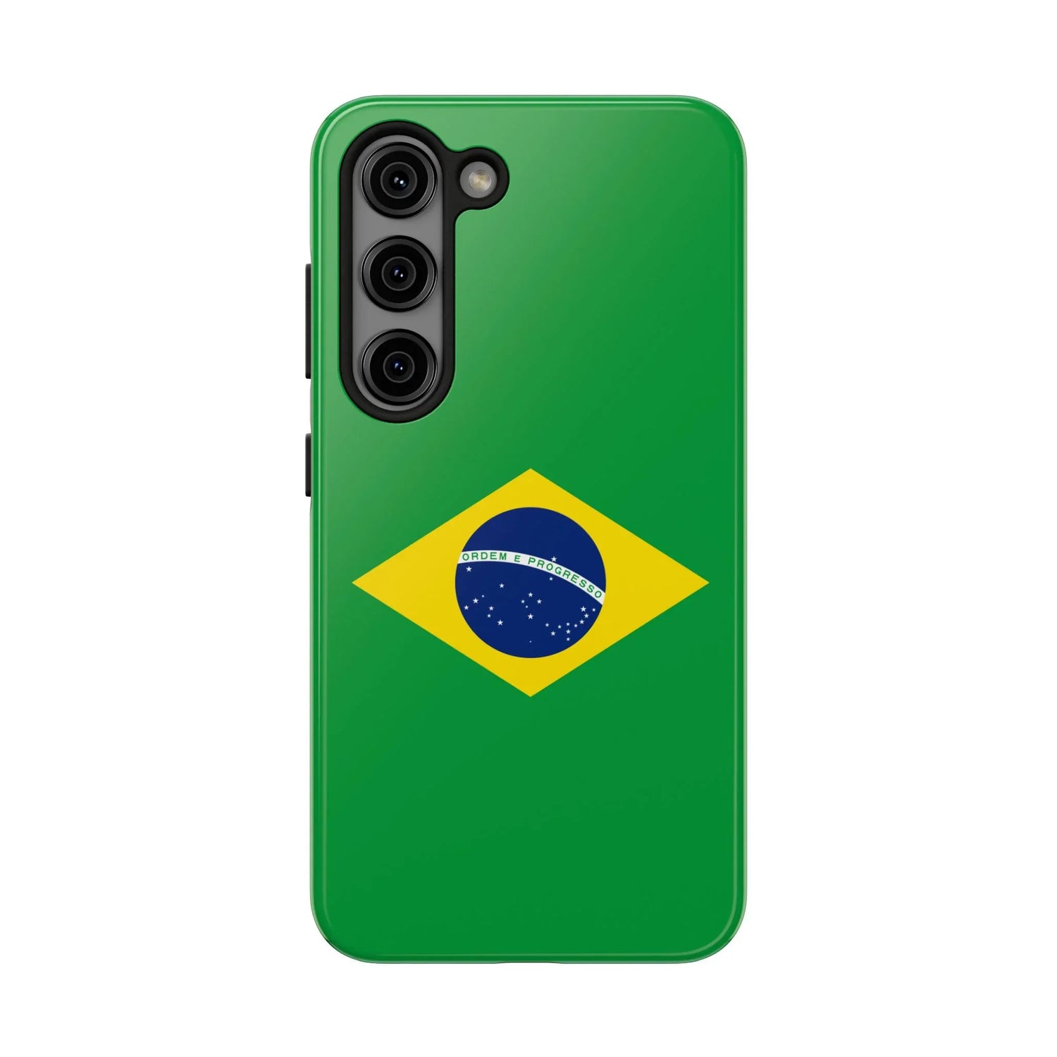 Brazil Flag Tough Phone Case — Protective Patriotic Phone Cover - DiwaKi