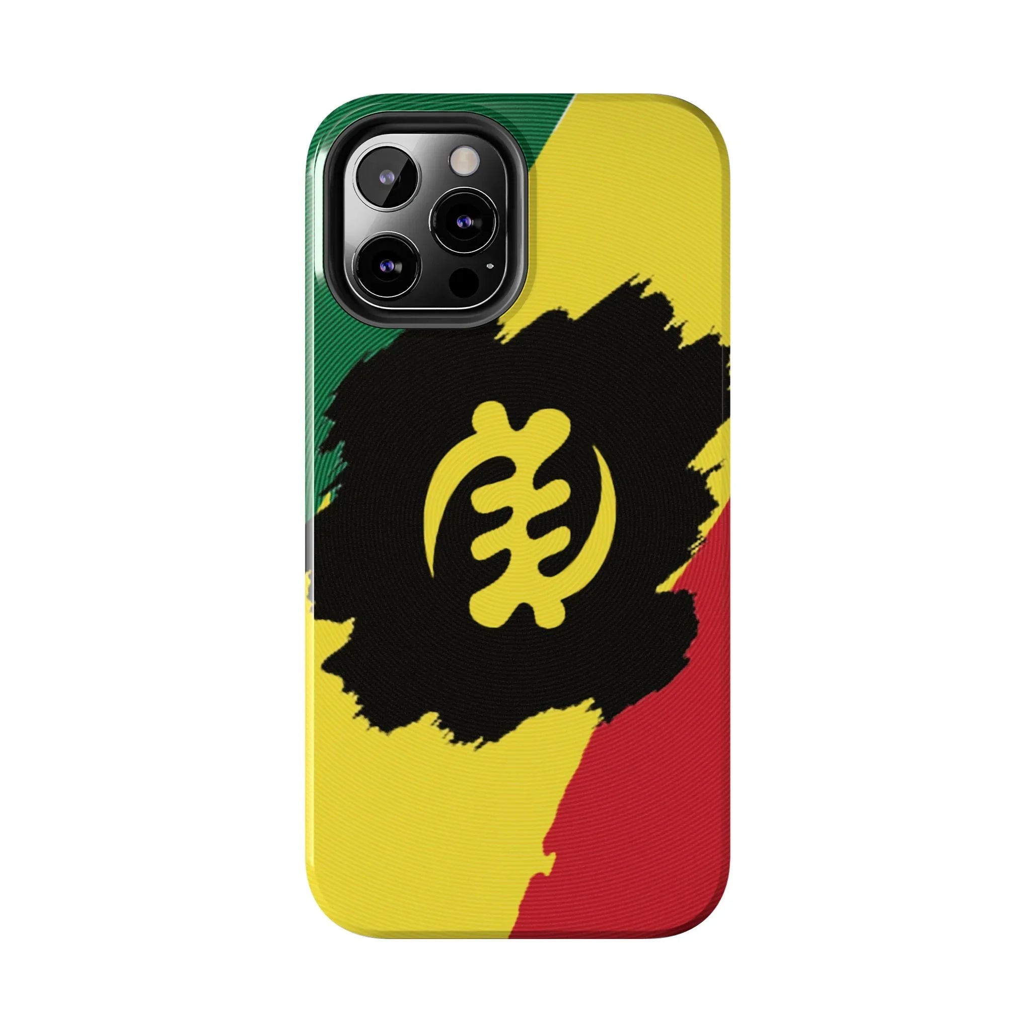 Sankofa Tough Phone Case — Shockproof Protective Phone Cover with Ghana Adinkra Symbol - DiwaKi