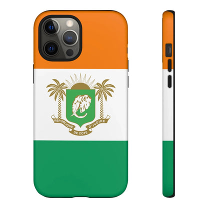 Ivory Coast Flag Tough Phone Case — Côte d&