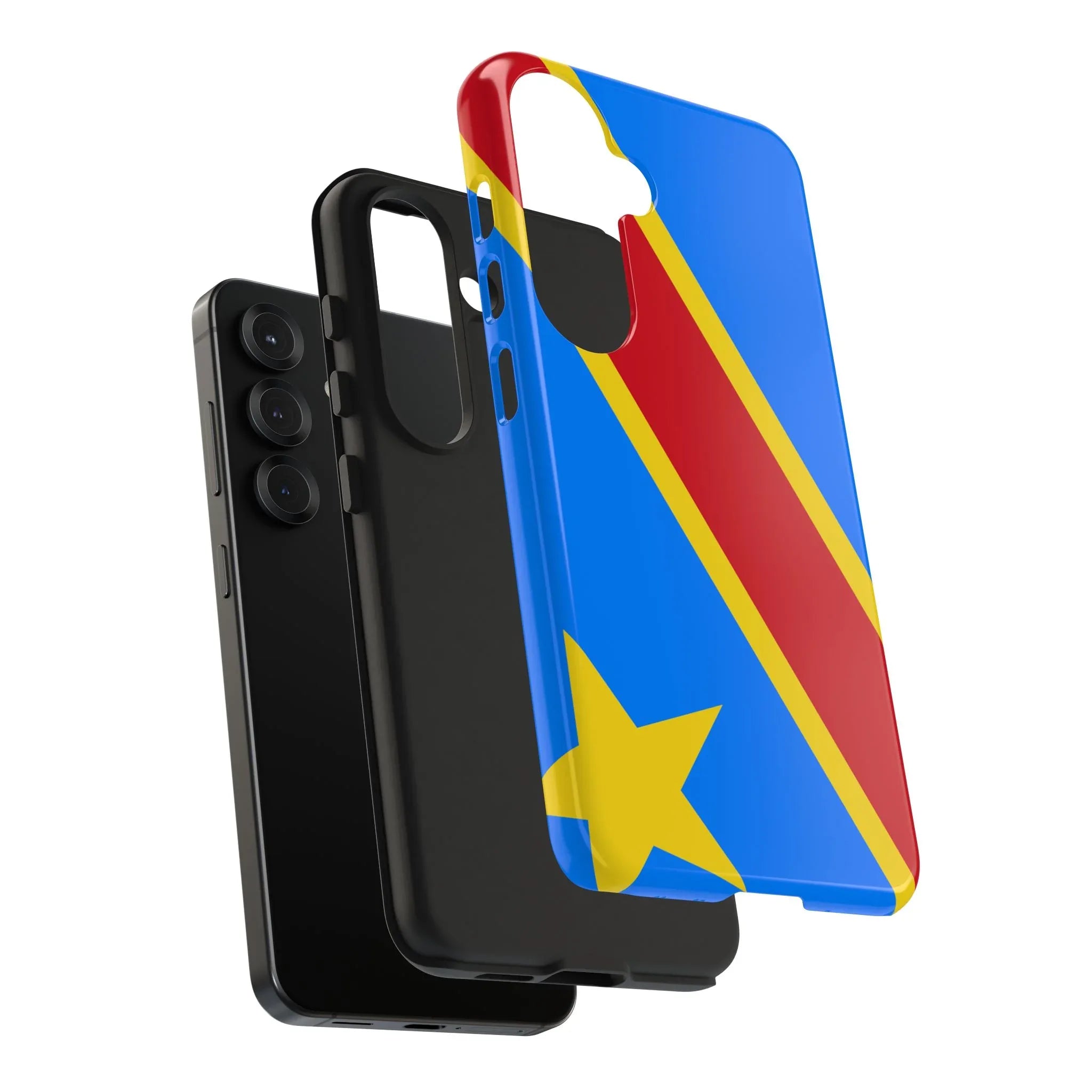 Democratic Republic of Congo Flag Tough Phone Case — Durable Protective Cover - DiwaKi