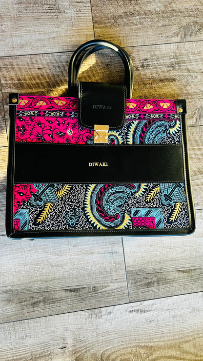 African Ankara tote bag - DiwaKi