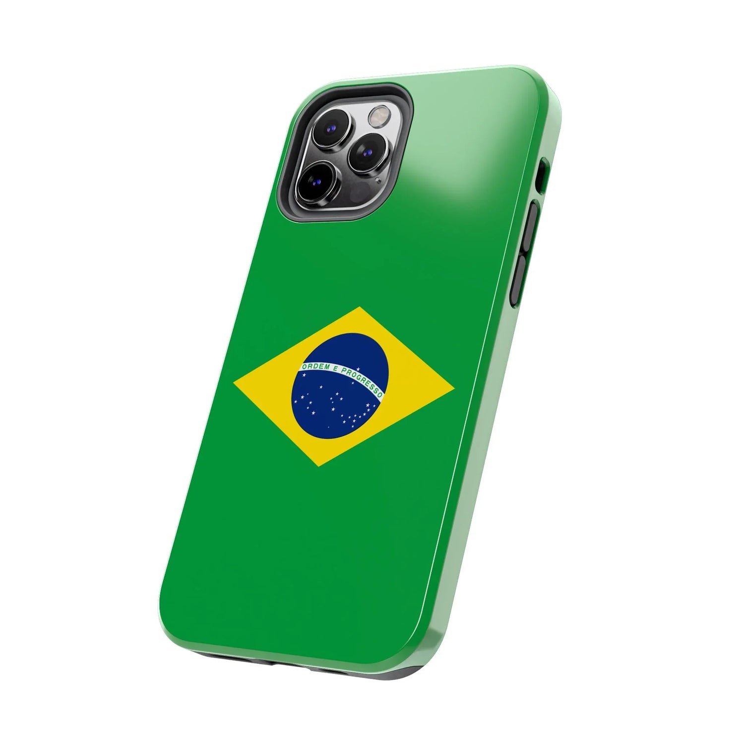 Brazil Flag Tough Phone Case — Protective Patriotic Phone Cover - DiwaKi