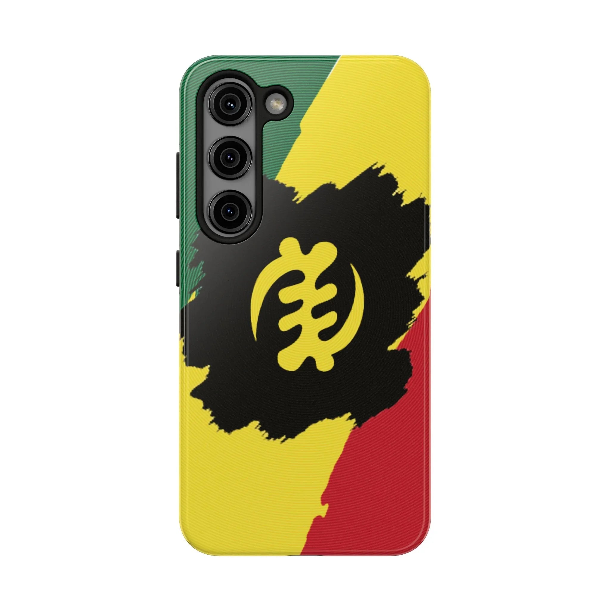 Sankofa Tough Phone Case — Shockproof Protective Phone Cover with Ghana Adinkra Symbol - DiwaKi