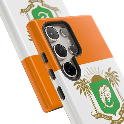 Ivory Coast Flag Tough Phone Case — Côte d&