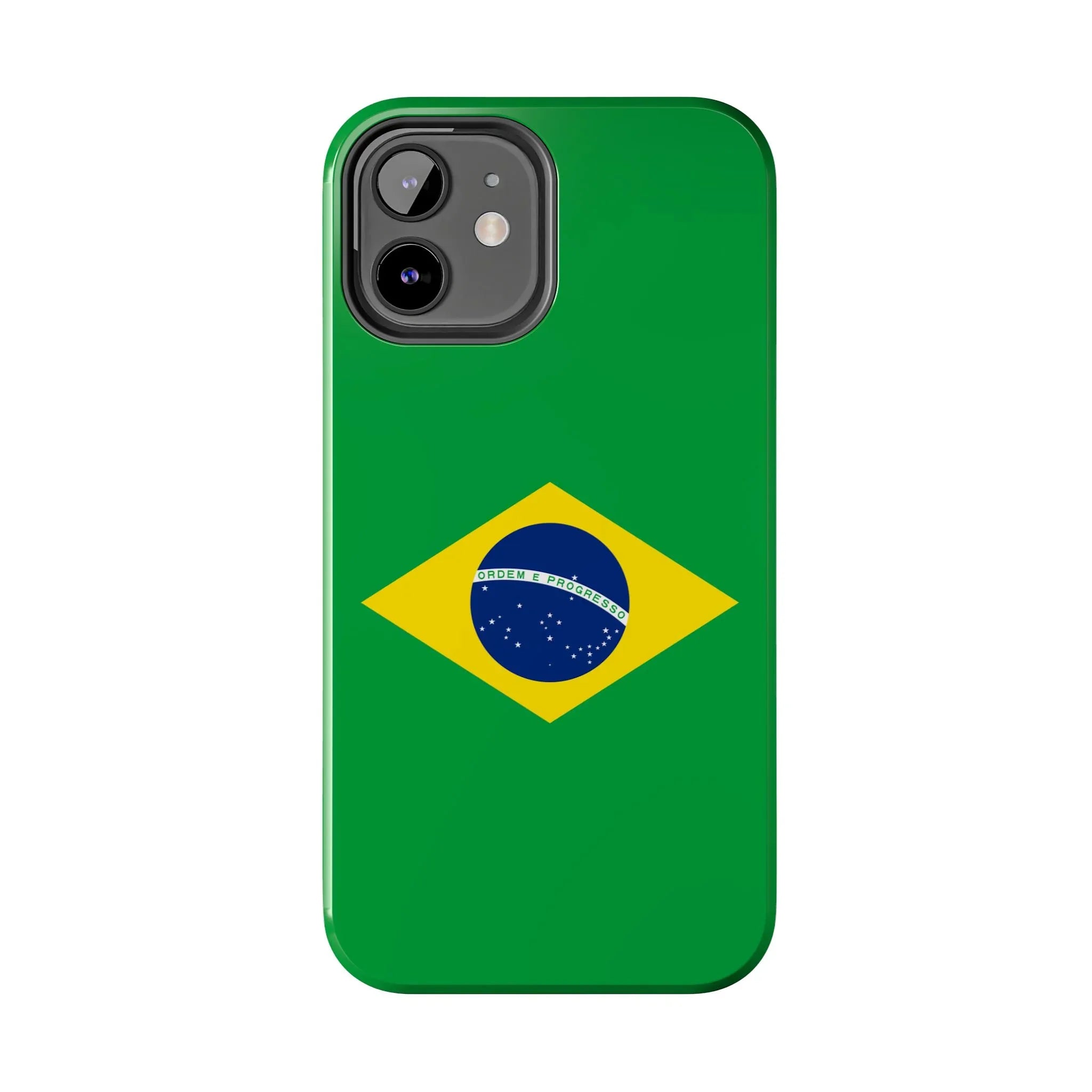 Brazil Flag Tough Phone Case — Protective Patriotic Phone Cover - DiwaKi