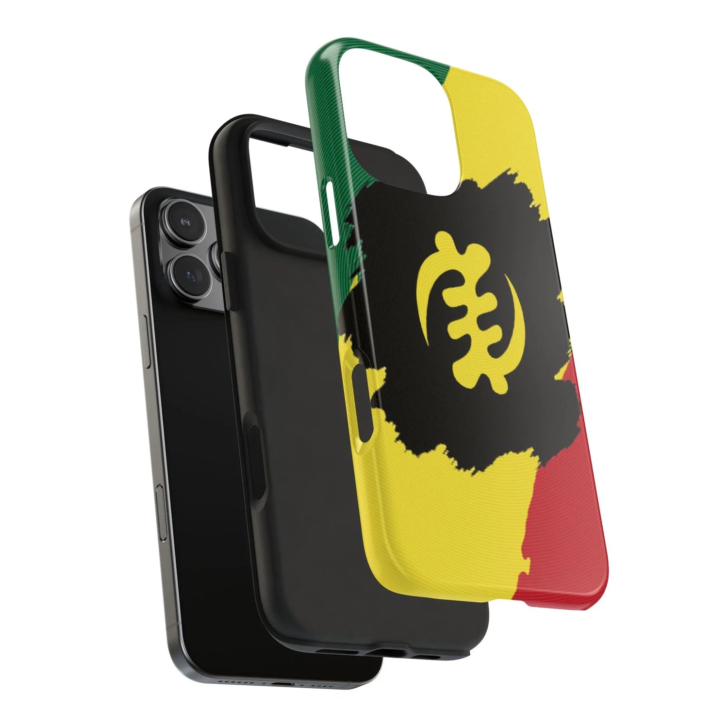 Sankofa Tough Phone Case — Shockproof Protective Phone Cover with Ghana Adinkra Symbol - DiwaKi
