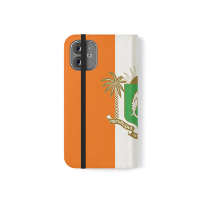 Ivory Coast Flag Flip Phone Case — Côte d&
