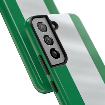 Tough Phone Case — Nigerian flag Rugged Protective Cover - DiwaKi