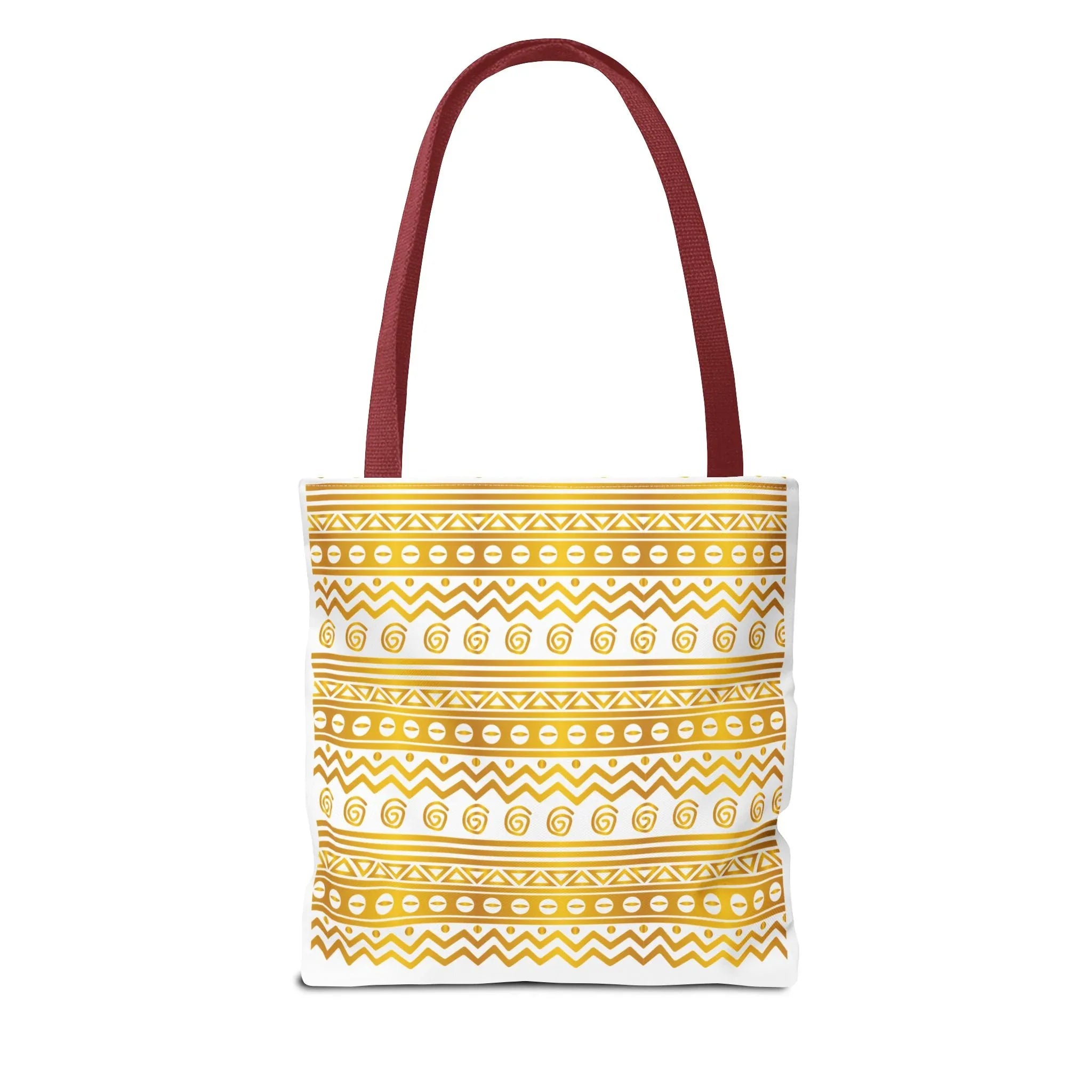 Boho Chic Gold Pattern Tote - DiwaKi
