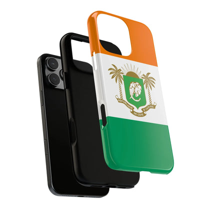 Ivory Coast Flag Tough Phone Case — Côte d&
