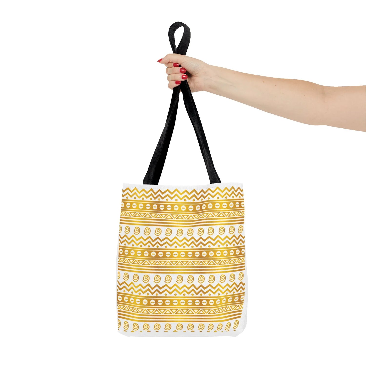 Boho Chic Gold Pattern Tote - DiwaKi