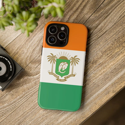 Ivory Coast Flag Tough Phone Case — Côte d&