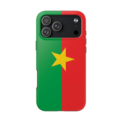 Burkina Faso Flag Tough Phone Case – Durable Protective Cover - DiwaKi