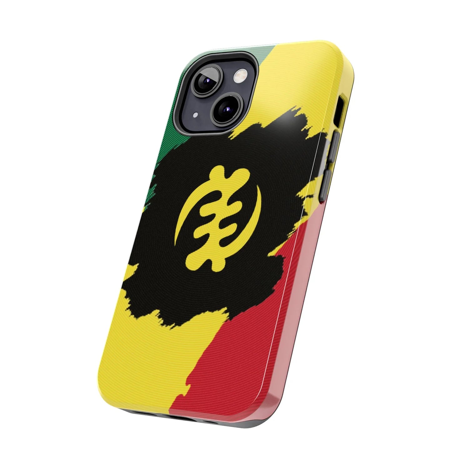 Sankofa Tough Phone Case — Shockproof Protective Phone Cover with Ghana Adinkra Symbol - DiwaKi