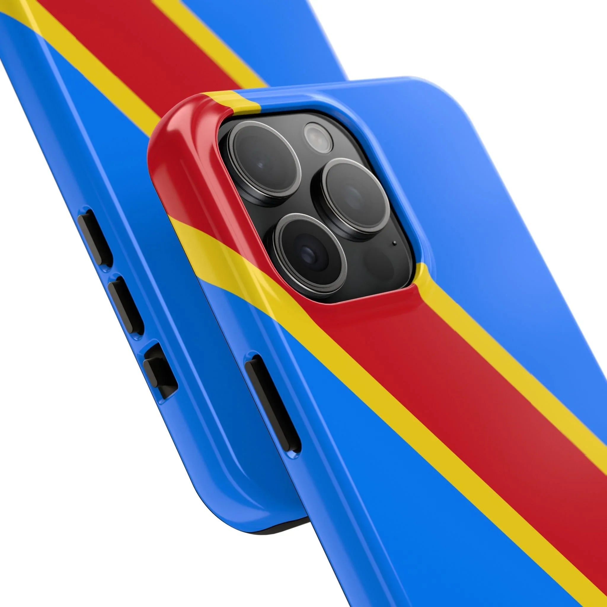 Democratic Republic of Congo Flag Tough Phone Case — Durable Protective Cover - DiwaKi