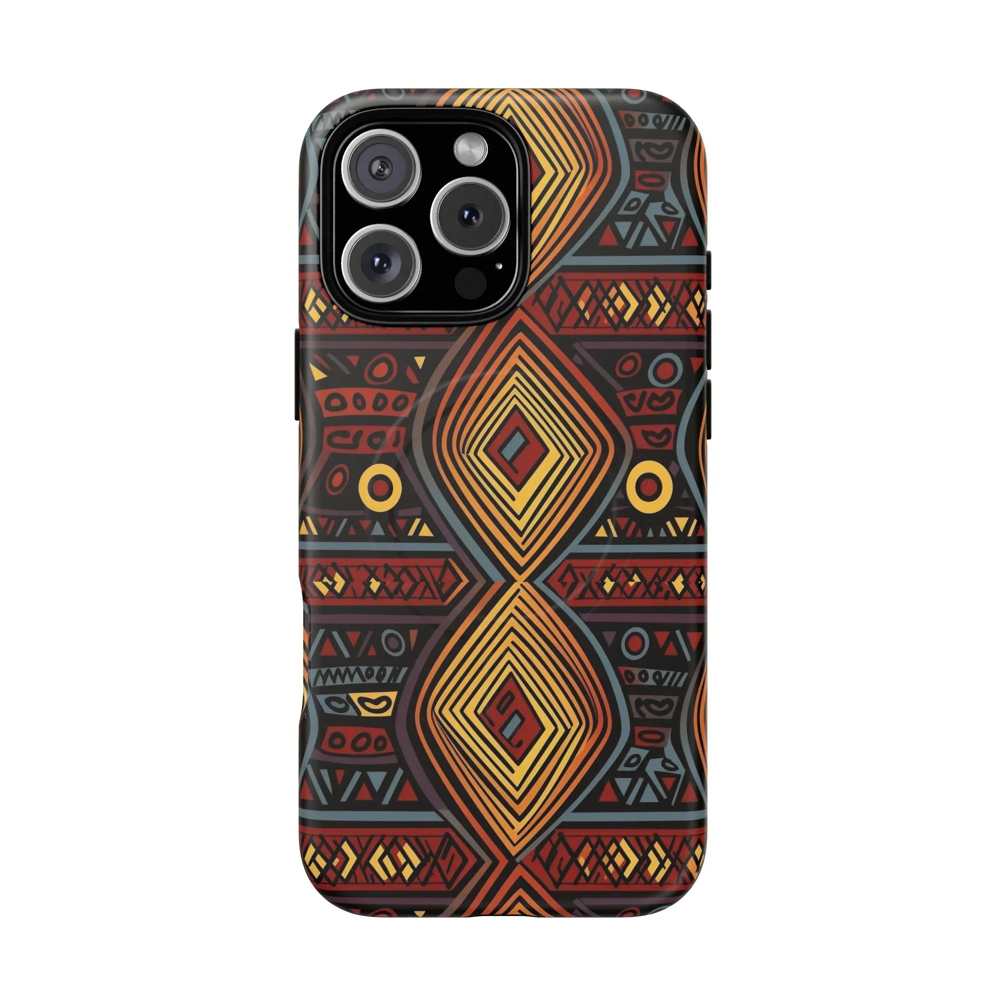 Tribal Geometric Tough Magnetic Phone Case - DiwaKi