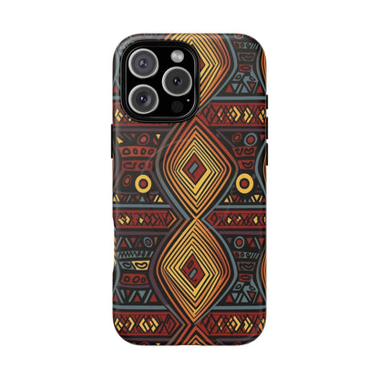 Tribal Geometric Tough Magnetic Phone Case - DiwaKi