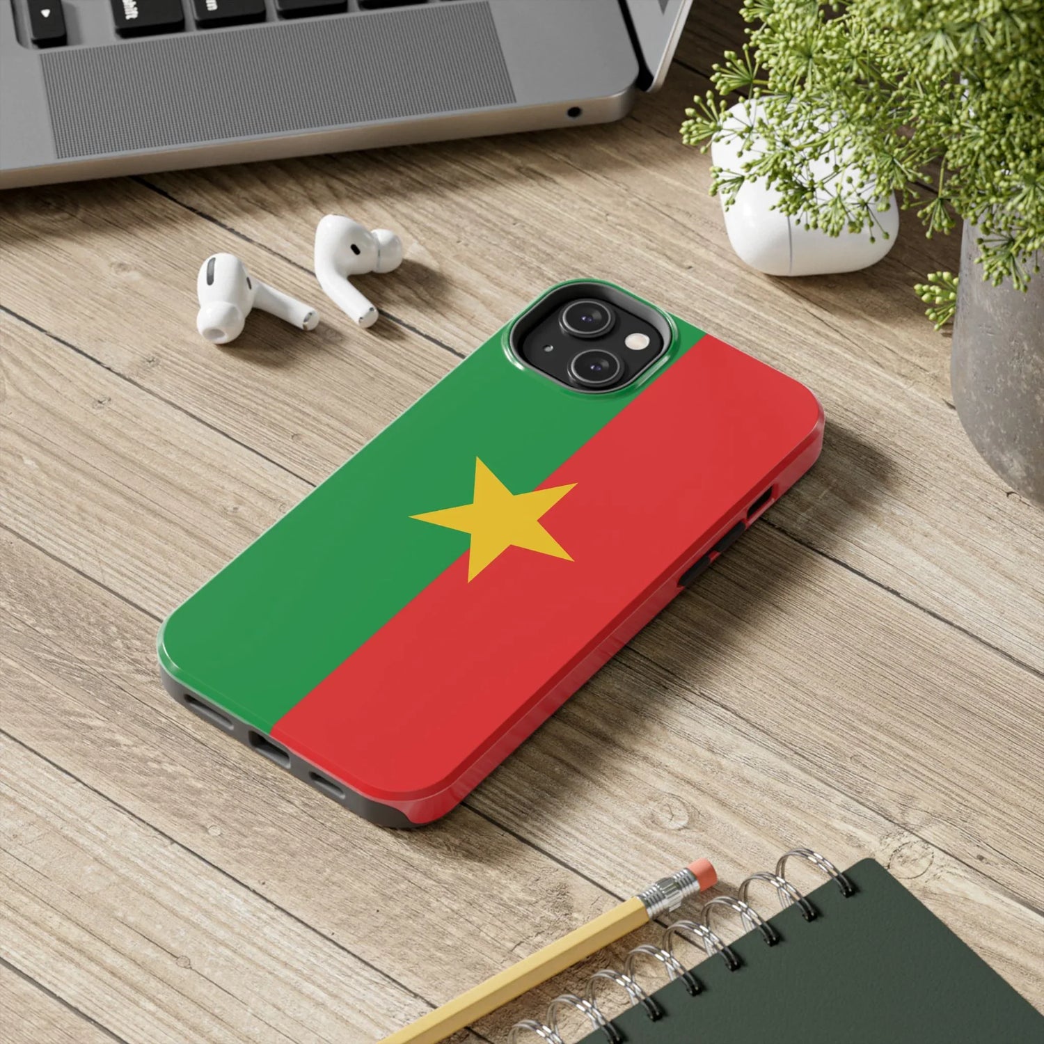 Burkina Faso Flag Tough Phone Case – Durable Protective Cover - DiwaKi