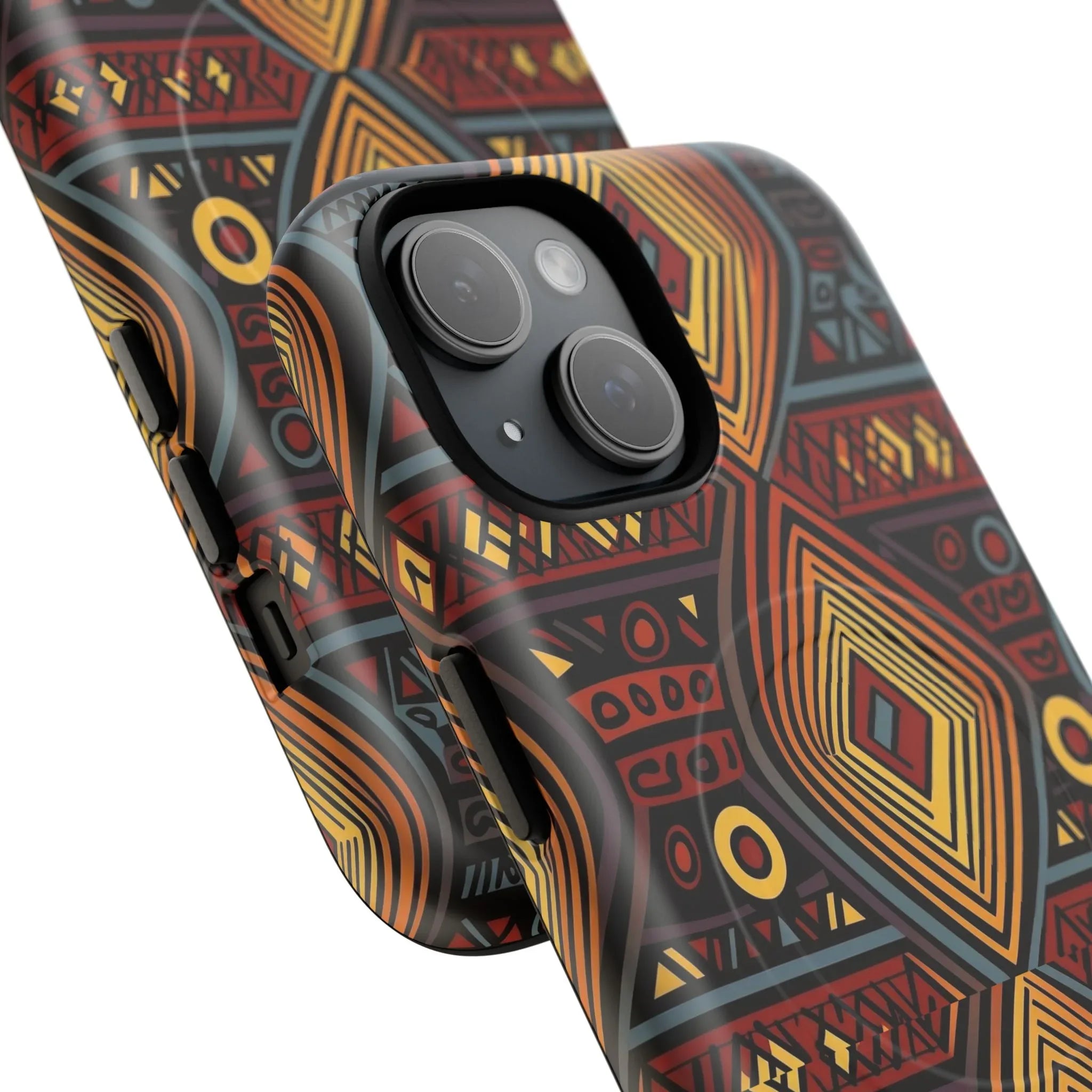 Tribal Geometric Tough Magnetic Phone Case - DiwaKi