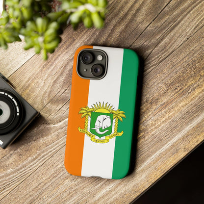 Ivory Coast Flag Tough Phone Case – Côte d&